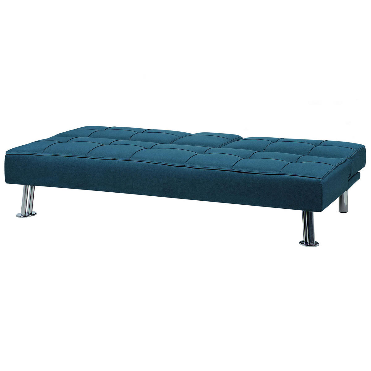 3-SITZER-SCHLAFSOFA Polyester Blau Roxen - Blau, Textil (168/77/81cm) - Beliani