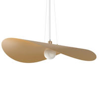 HÄNGELEUCHTE Piuma D90 - Goldfarben, Metall (90/90/120cm) - Lumicom