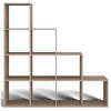 STUFENREGAL Stepi Sonoma-Eiche 153 cm - Sonoma Eiche, Holzwerkstoff (153/152/30cm) - Selsey