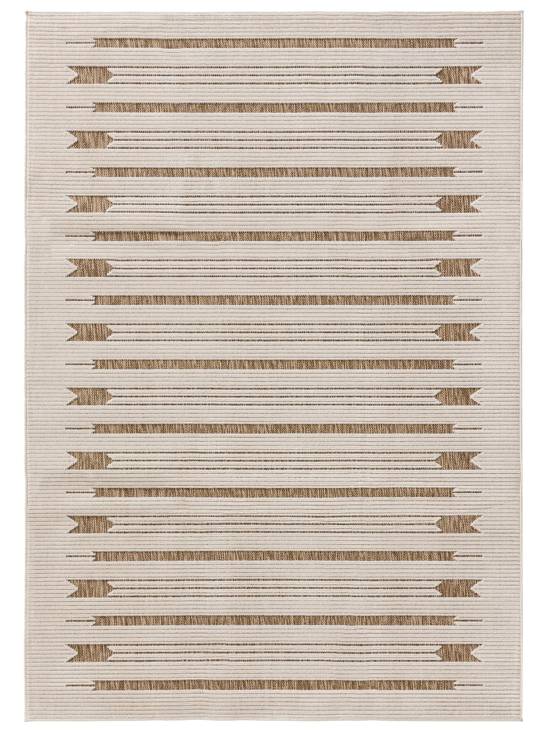 OUTDOORTEPPICH Kaleo Cream/Beige 120x170 cm - Creme, Kunststoff (120/170cm) - benuta