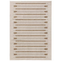 VNITŘNÍ a venkovní koberec Kaleo Krémová/Béžová 160x230 cm - krémová, plast/umělá hmota (160/230cm) - benuta
