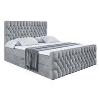 BOXBETT SERENE-Z - 120 x 200 - H4 - Grau - Grau, Holzwerkstoff (120/200cm) - ALTDECOR