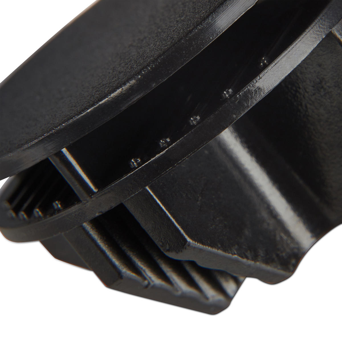 VERBINDUNGSSTÜCKE Steckregal - Schwarz, Kunststoff (3.7/2.4/3.7cm) - Relaxdays