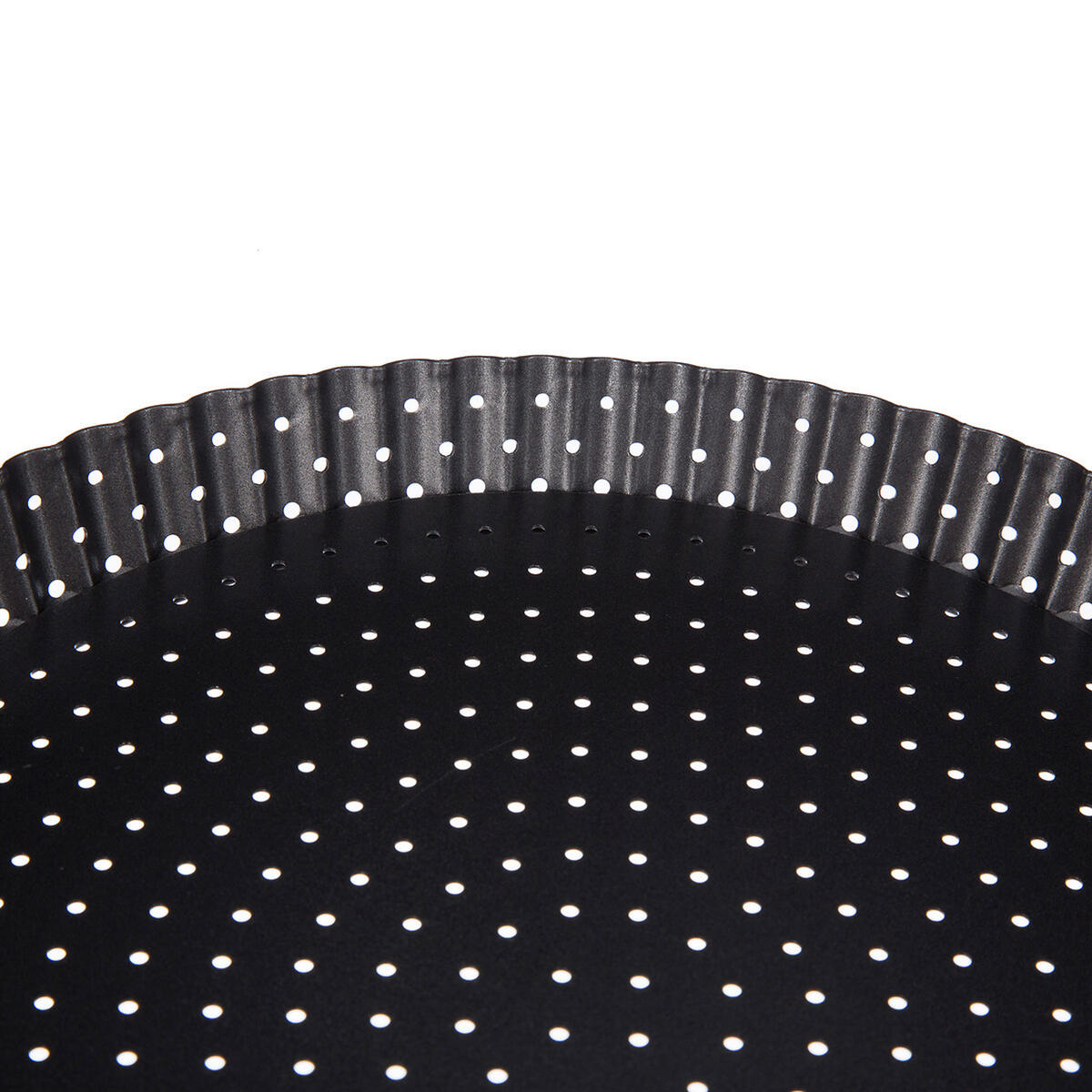 TARTEFORM mit herausnehmbarem Boden, Metall, Dunkelgrau, 28 cm - Grau, Metall (28.2/3/28.2cm) - 5five Simply Smart