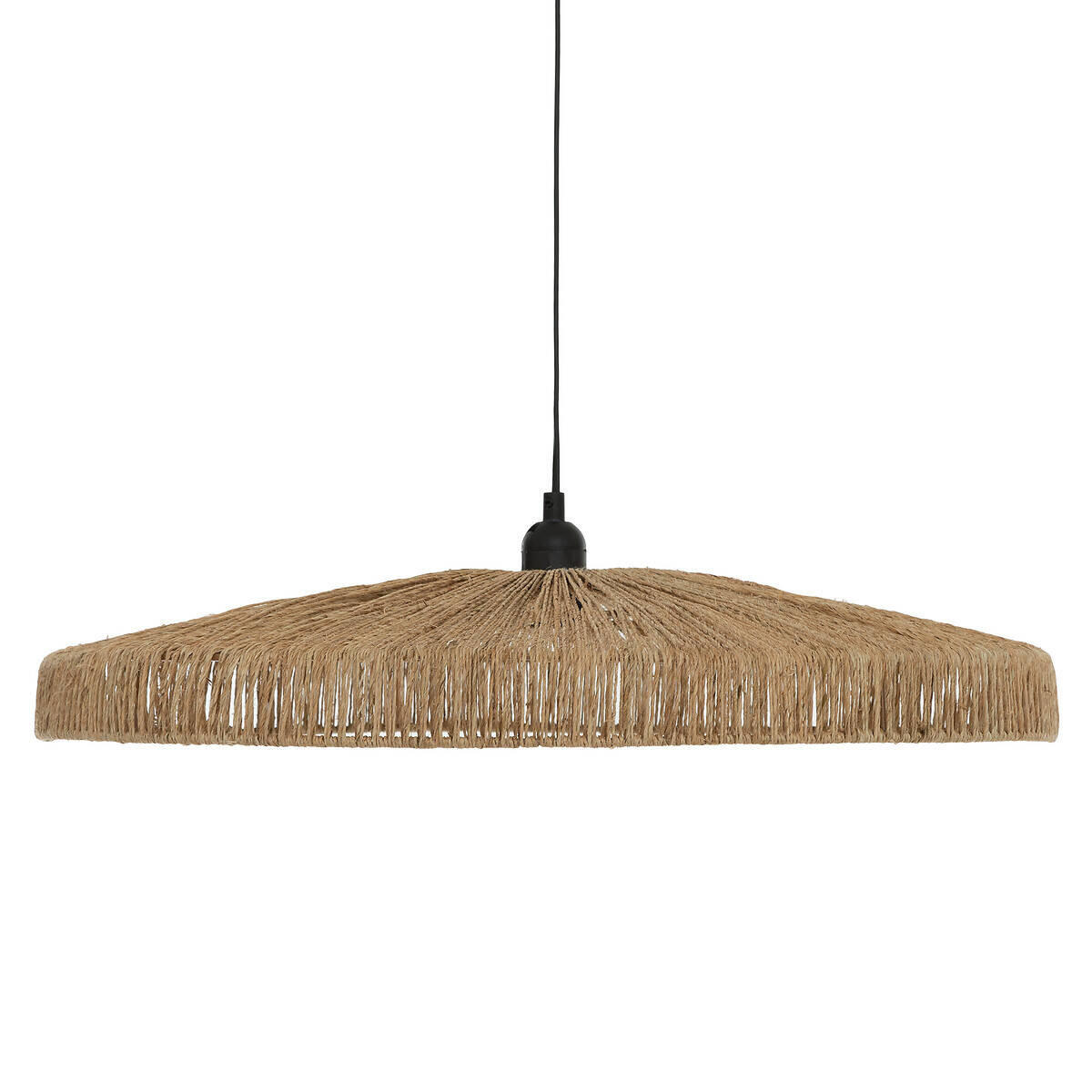 TISCHLAMPE Bellamy Ø 58 - Beige, Naturmaterialien (58/58/10cm) - Atmosphera Createur d´interieur