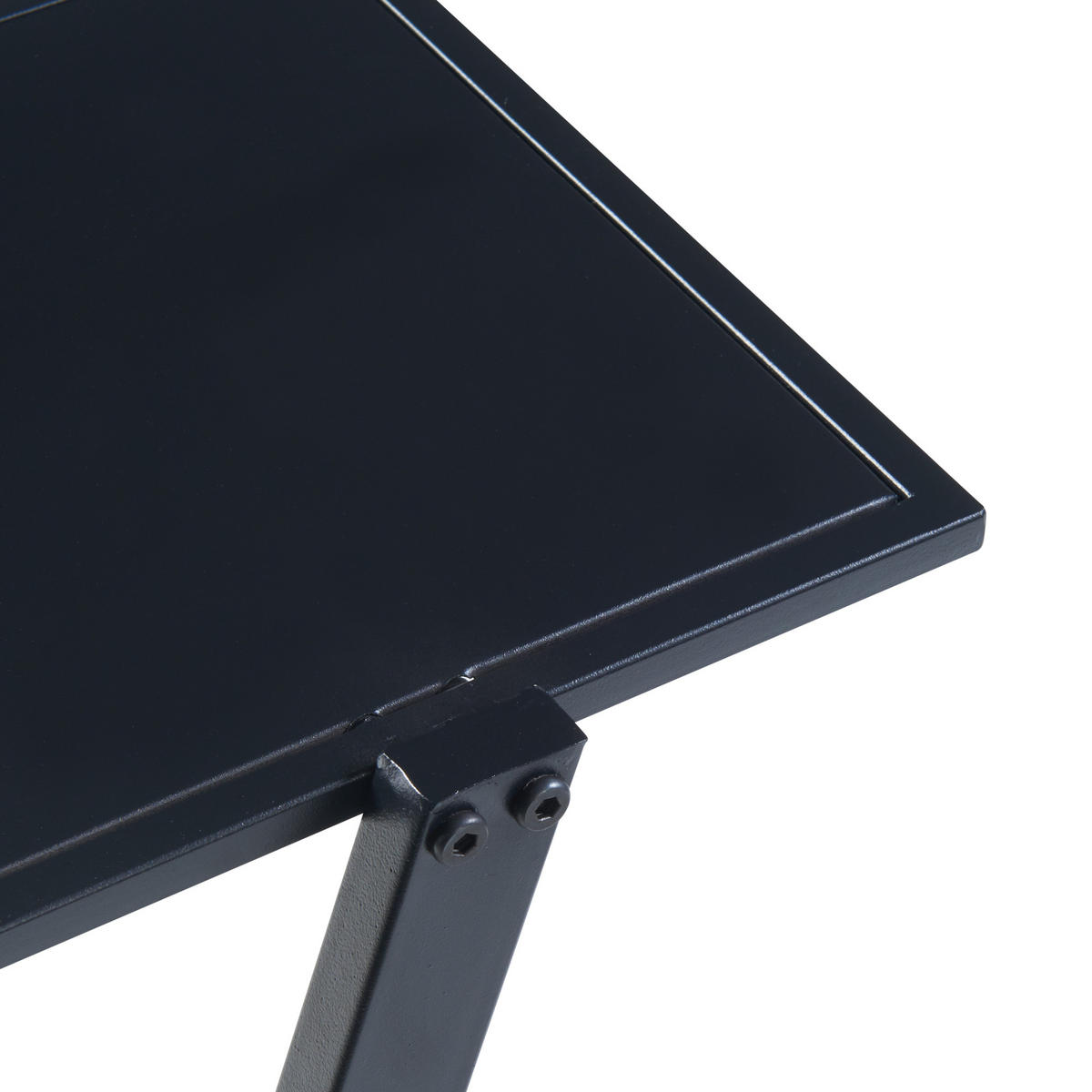 BEISTELLREGAL Rollag - Schwarz, Metall (25/40/72cm) - [en.casa]