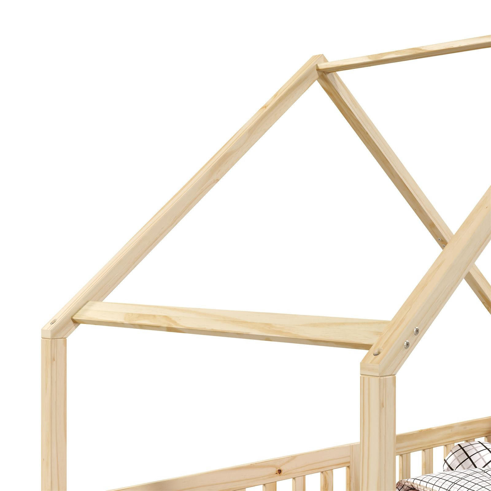 HAUSBETT CORA 90X200 CM - Naturfarben, Holz (96/158/206cm) - IDIMEX