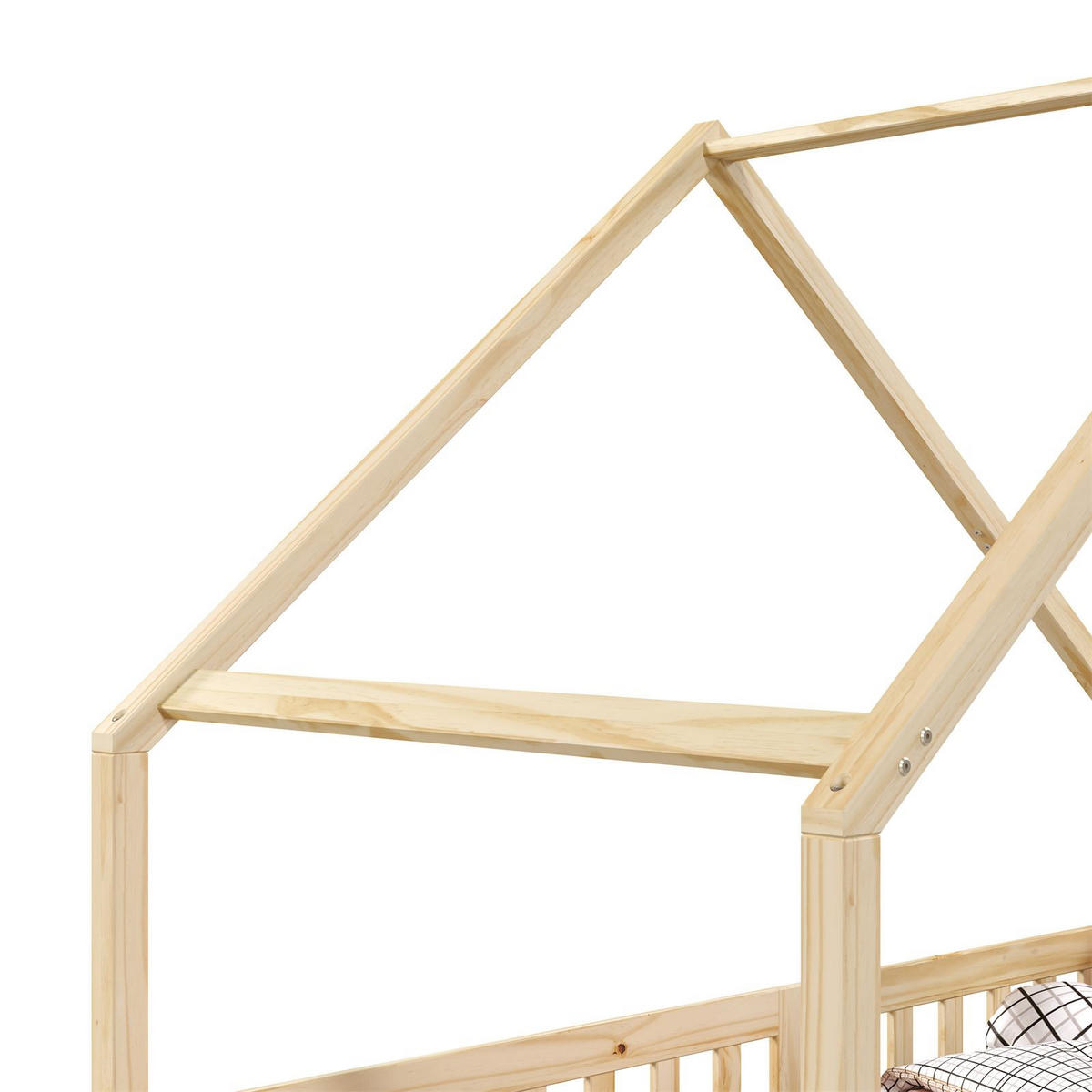 HAUSBETT CORA 90X200 CM - Naturfarben, Holz (96/158/206cm) - IDIMEX