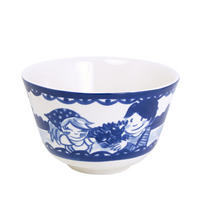 SCHALE Herz in weiß/blau - Ø 14cm - Multicolor, Keramik (14.3/9/14.3cm) - Blond Amsterdam