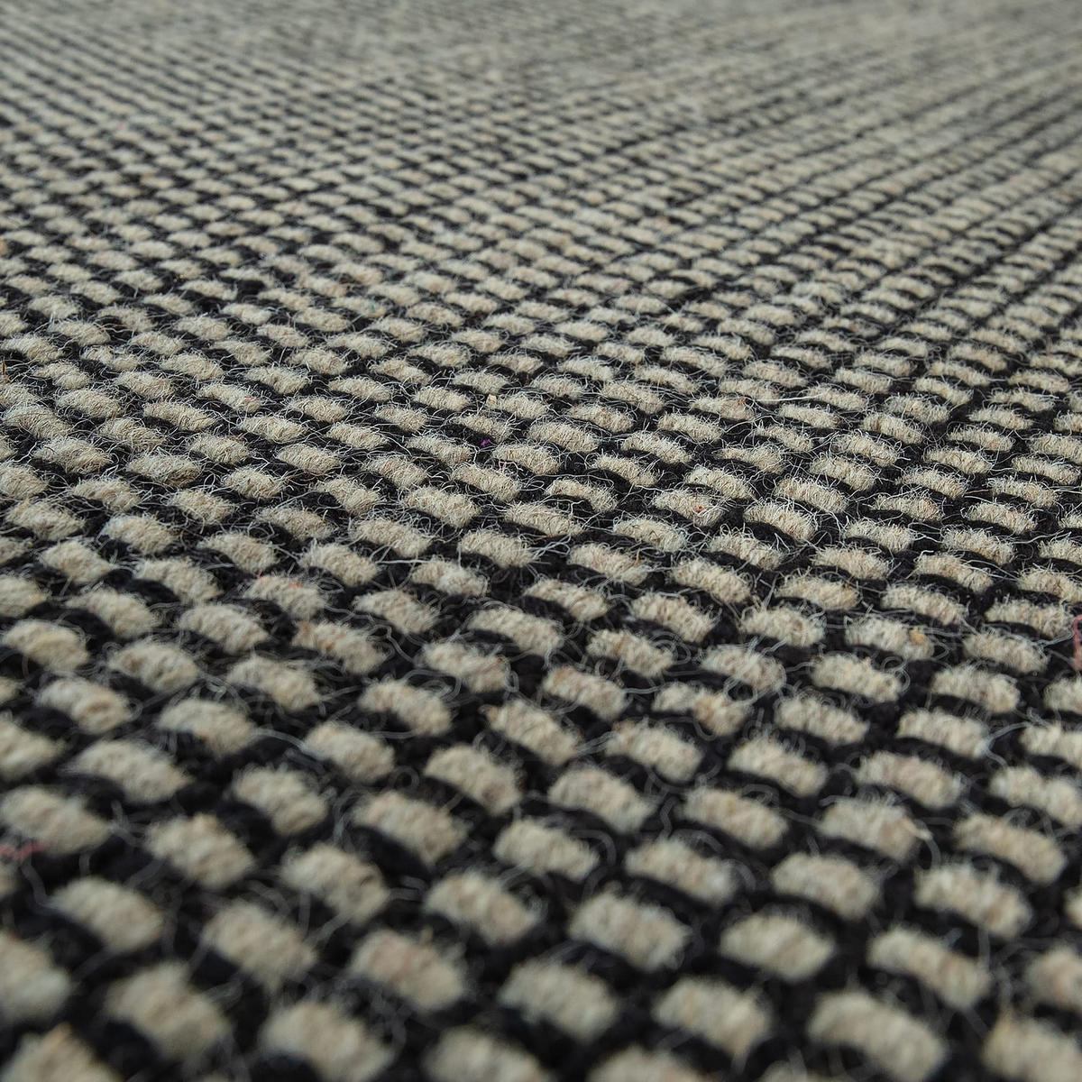 TEPPICH Kurzflor Webmuster meliert Wohnzimmer schmutzabweisend Grau Rechteckig 160x230 - Grau, Textil (160/230cm) - KADIMA DESIGN