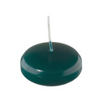 SCHWIMMKERZEN Dunkelgrün 26 x Ø 42 mm, 40 Stück - Dunkelgrün, Paraffin (4.2/2.6/2.6cm) - Kopschitz Kerzen