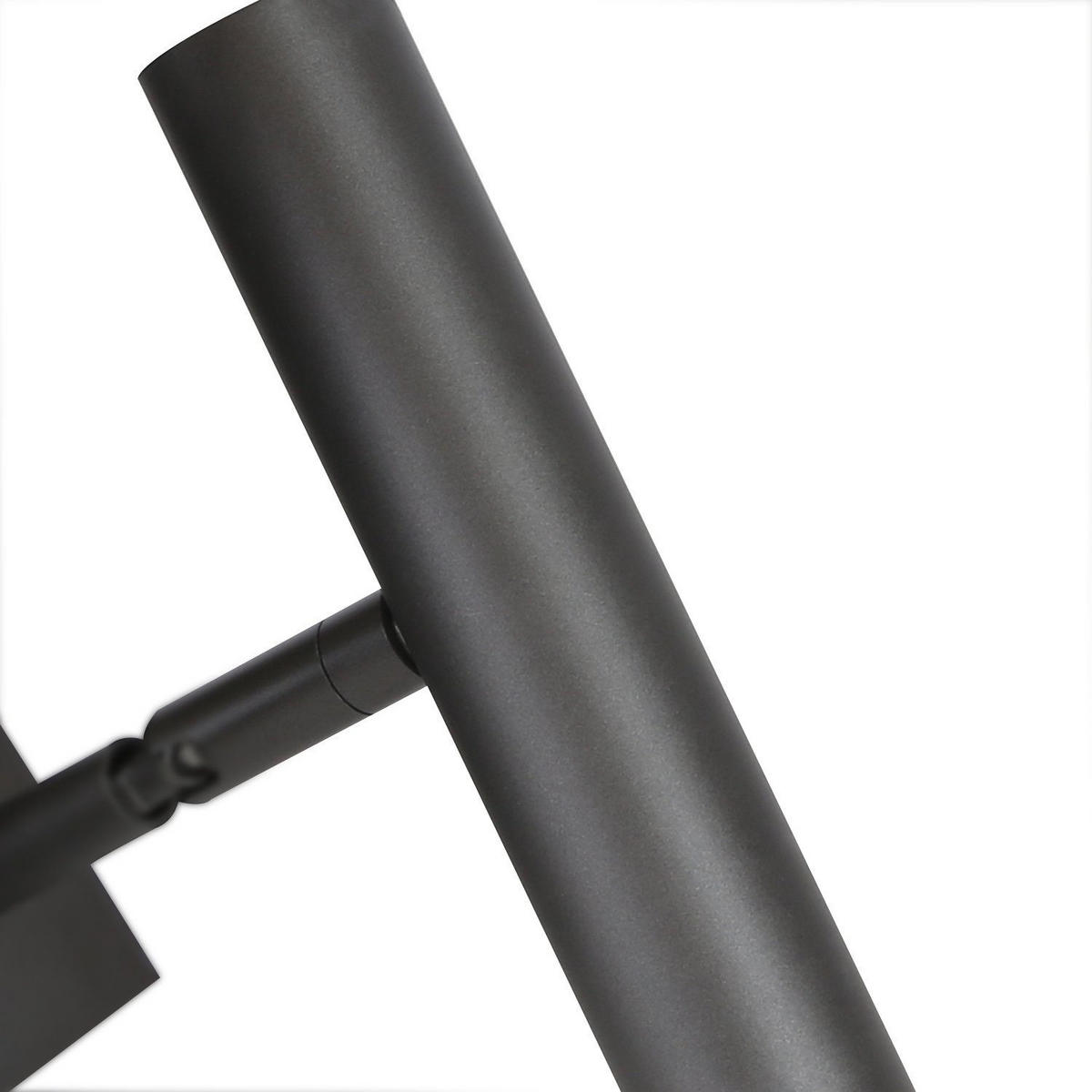 DECKENSTRAHLER Flammira 15/14.5/15 cm - Schwarz, Metall (15/15/14.5cm) - ZMH