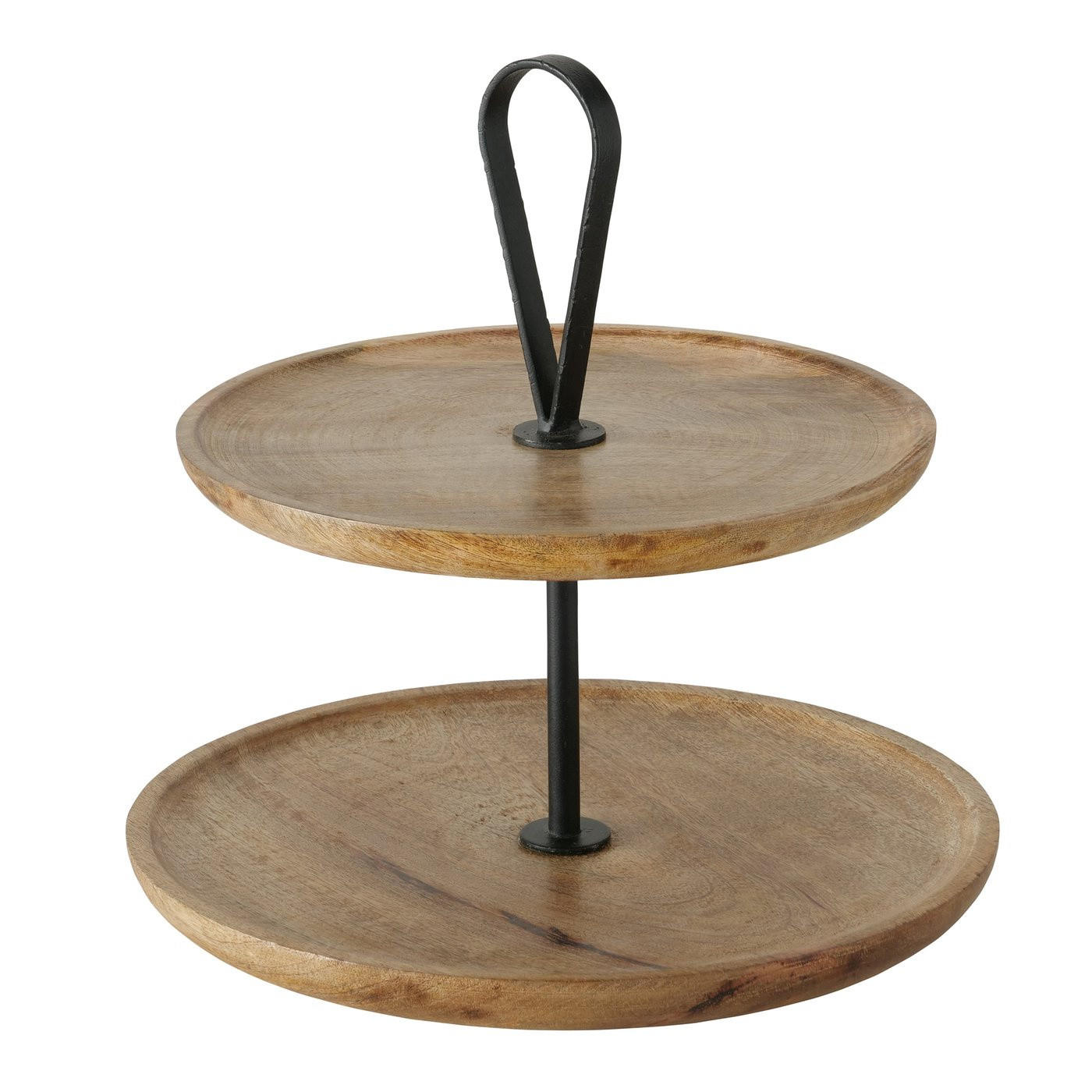 ETAGERE Mangoholz Kabir - Braun, Holz (35/35cm) - Boltze Home