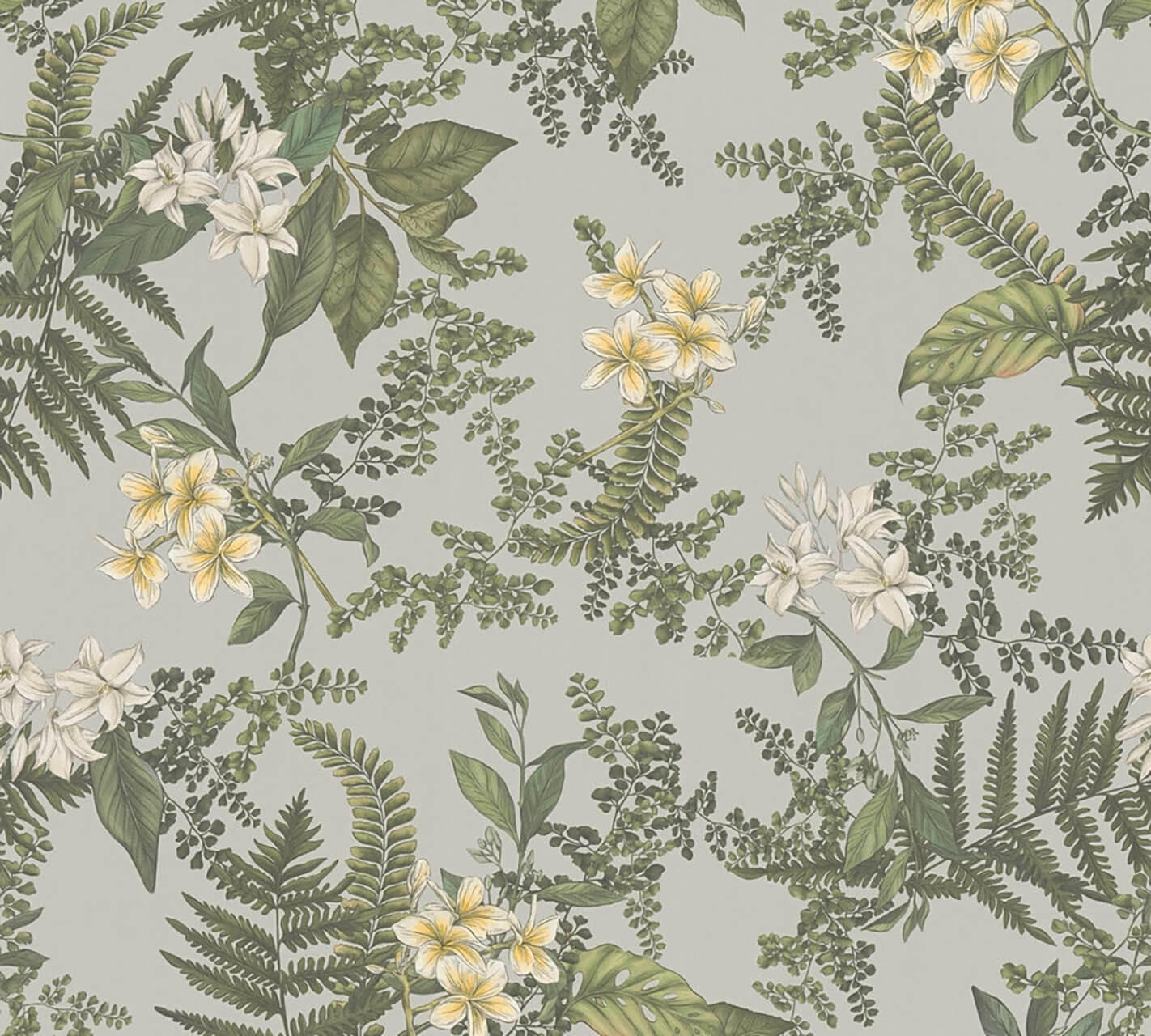 VLIESTAPETE Grün 53/1005 cm - Grau, Textil (53/1cm) - KUNSTLOFT