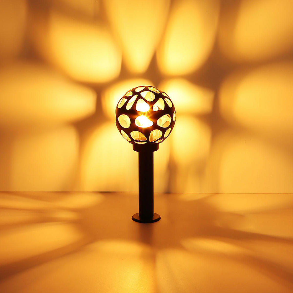 LED WEGELEUCHTE HILARIO Aluminium Anthrazit - Anthrazit, Metall (20/20/45cm) - Globo Lighting