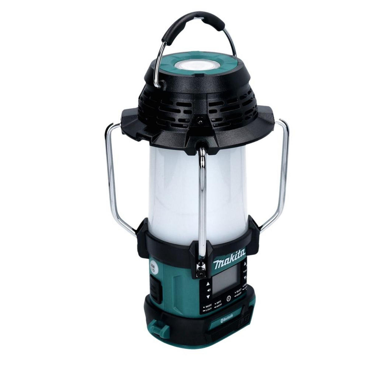 MAKITA DMR 056 Akku Radio 18 V FM DAB+ mit Laterne 360° Taschenlampe IP65 Solo - ohne Akku, ohne Ladegerät - Multicolor, Kunststoff (31/129/14cm) - Makita
