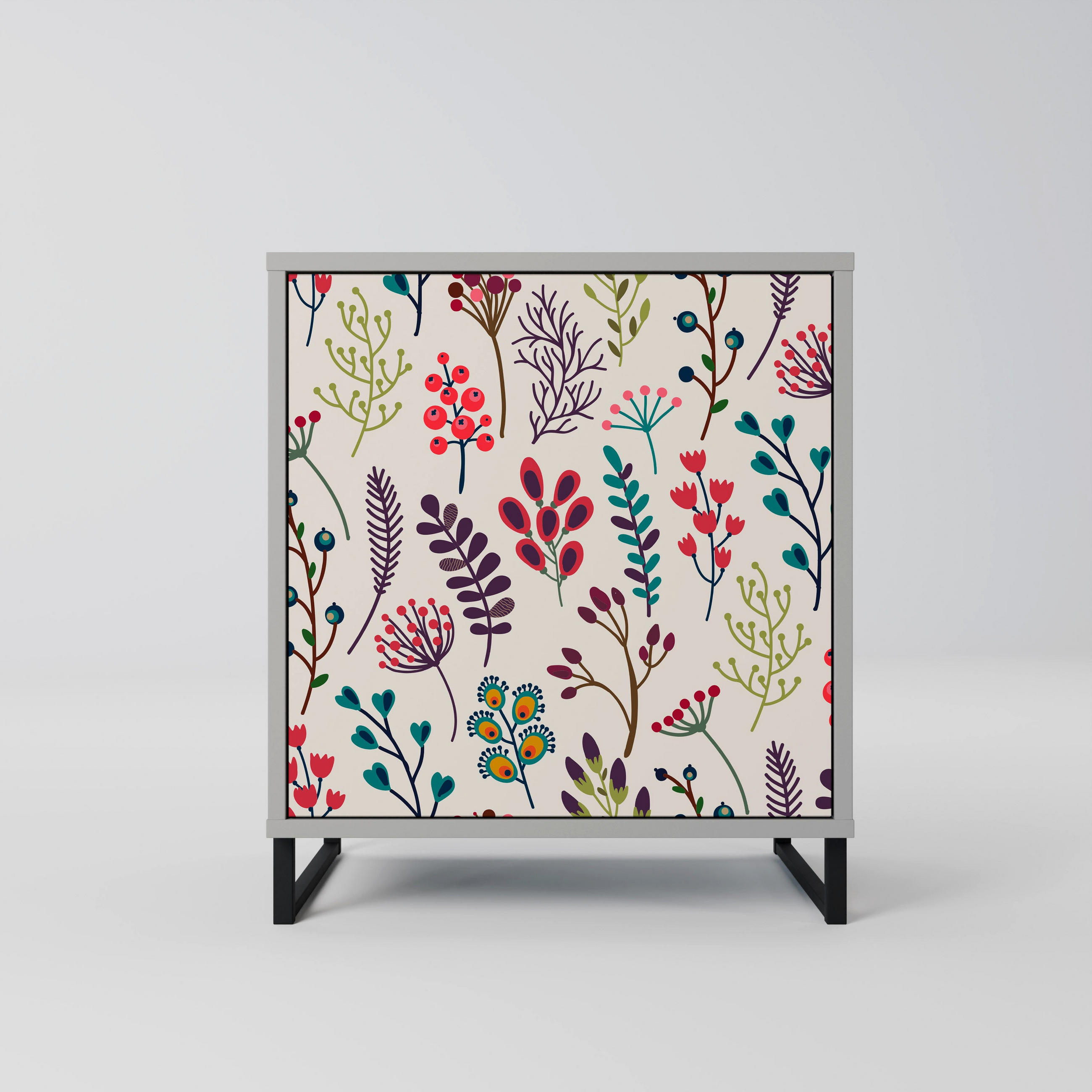 SpaceRebels Sideboard Grau 57.5x67.5x42 cm