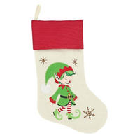 UNIQUE Living - Weihnachtsstrumpf Riven - - Mehrfarbig - Multicolor, Textil (42cm) - Unique Living