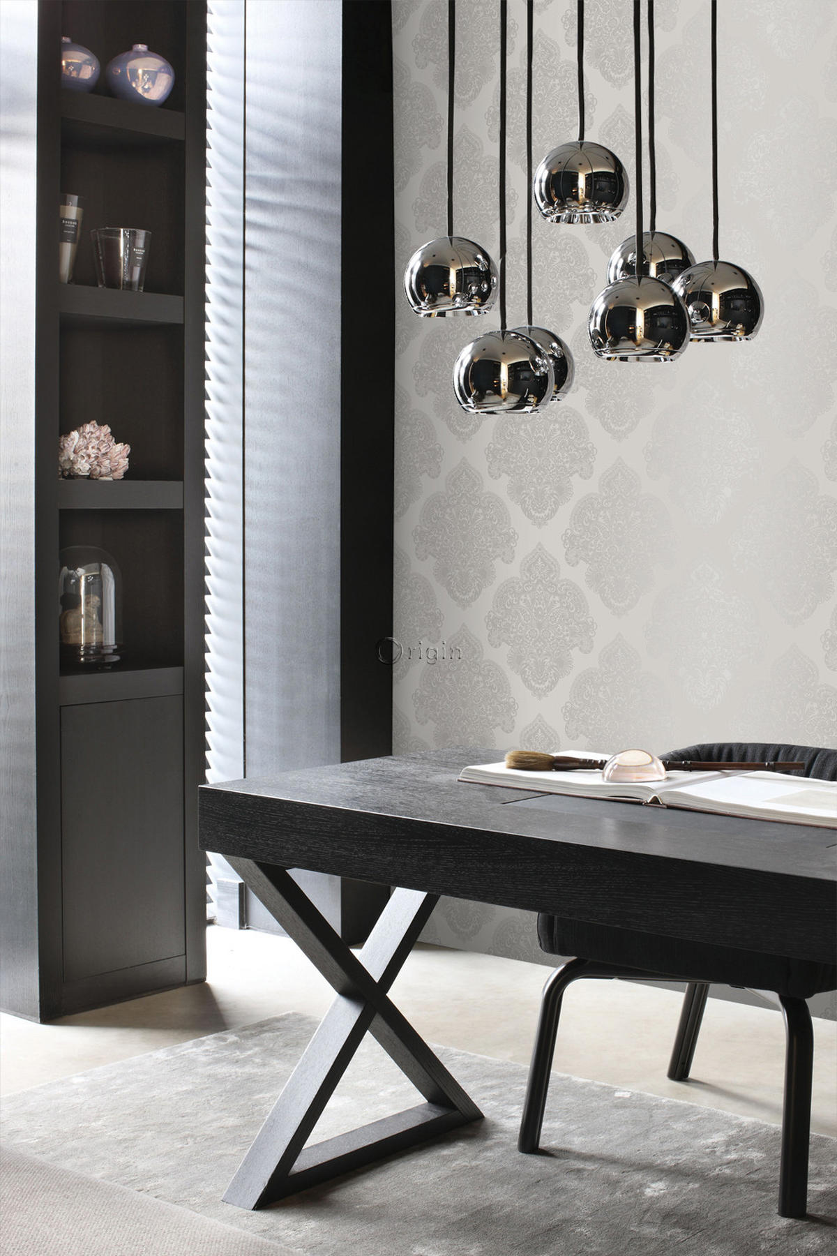 TAPETE Ornamente 53 cm x 10.05 m - Braun, Papier (53/1000cm) - Origin Wallcoverings
