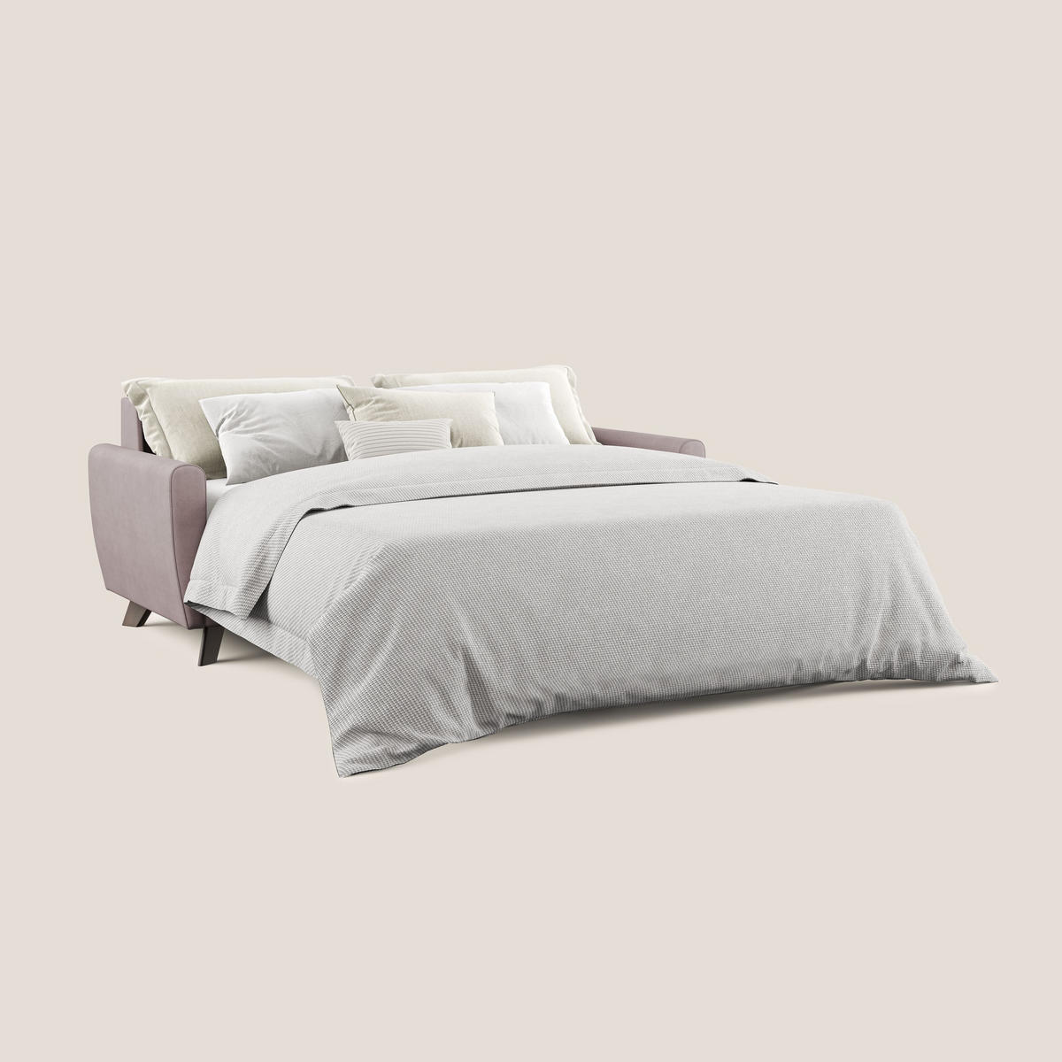 SCHLAFSOFA Callisto - Rosa, Textil (188/97/96cm) - Divani.store