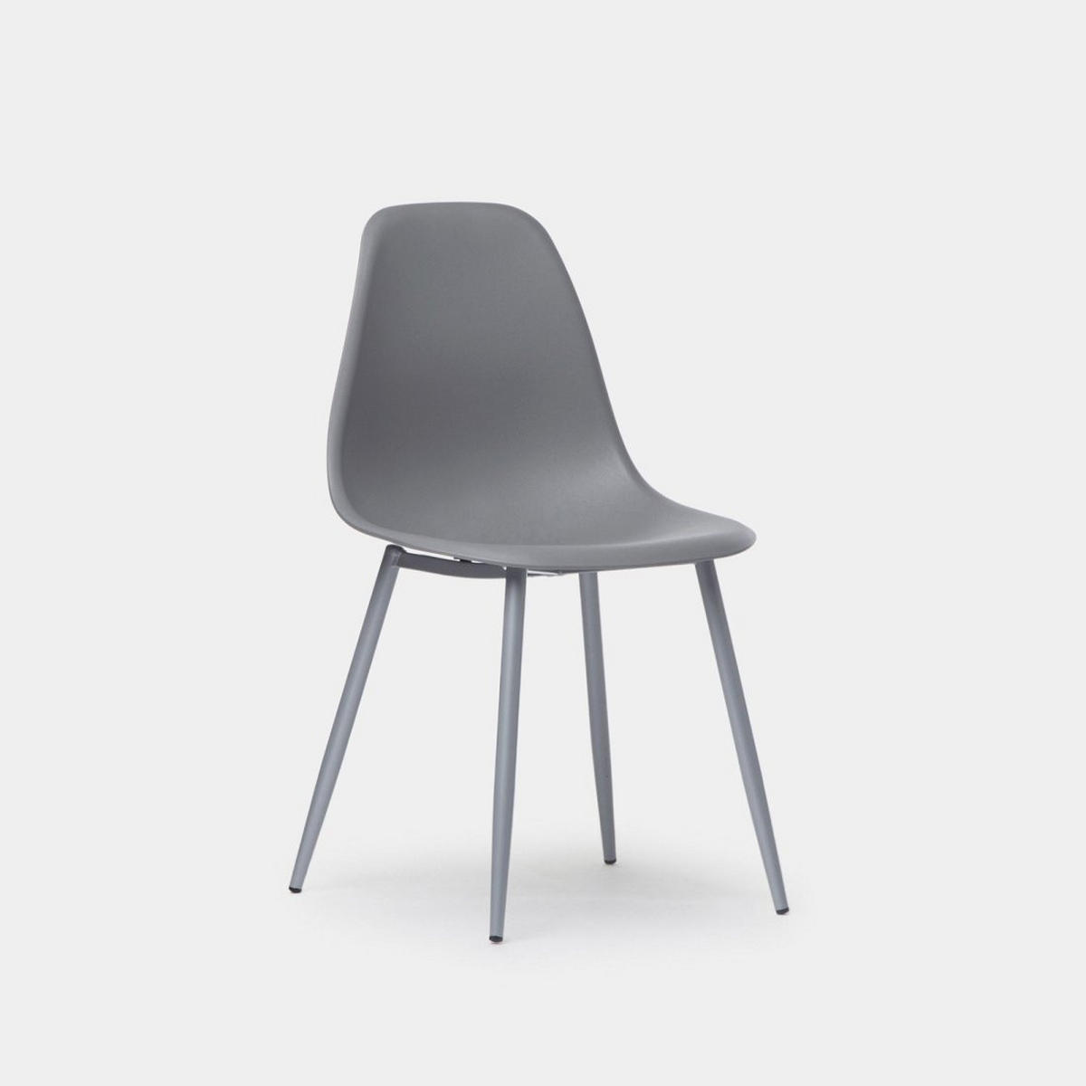 STUHL FÜR DRAUSSEN Nina Grau 45 cm x 80 cm - Grau, Kunststoff (45/80/53cm) - Klast Home