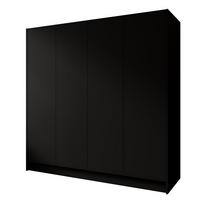 SATNI SKRIN Mono, ve Skandi Stylu, Bezuchytkova, Minimalisticka, Černá 200/200/51 cm - černá, kompozitní dřevo (200/200/51cm) - WFL GROUP