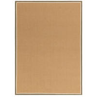 TEPPICH modern Wohn-/Schlafzimmer Naturfaser DORO Grün 40x120 cm - Olivgrün, Naturmaterialien (40/120cm) - Novatrend