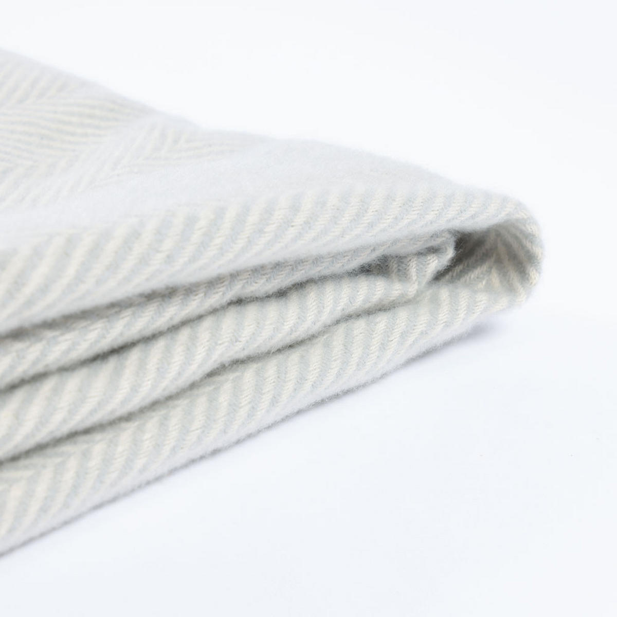 WOLLDECKE MILA - Farbe: Grau, Größe: 140 x 200 cm - Grau, Kunststoff (140/200cm) - Home Deluxe