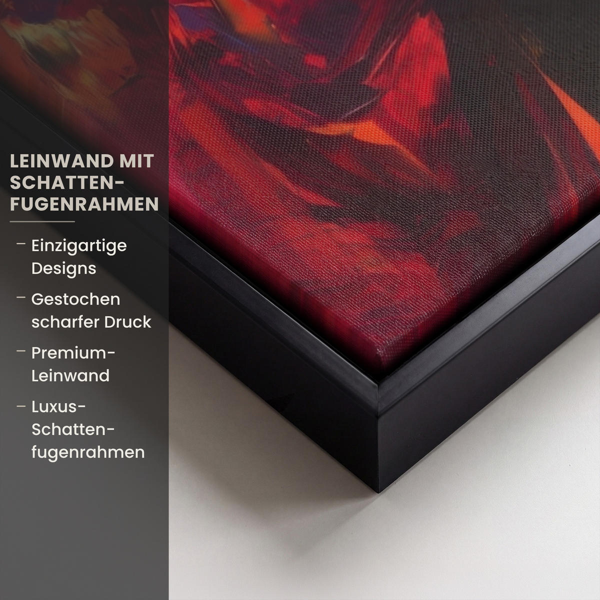 LEINWAND Bilder mit Rahmen - Wein - Frau - Stimmungsvoll - Farbenfroh - 40x60 - Bordeaux, Textil (40/60cm) - MuchoWow