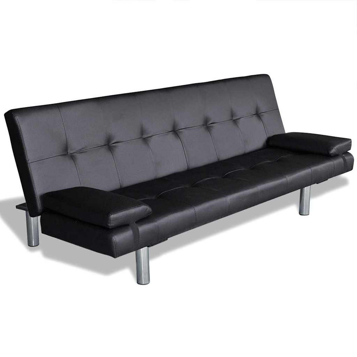 SCHLAFSOFA Coswig - Schwarz, Holz (168/77/66cm) - Nettlife