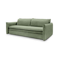 SOFA Lily Salbeigrün - Salbeigrün, Textil (240/82/95cm) - Pillovely