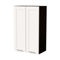 HÄNGESCHRANK Oslo W4/60 Schwarz / Weiß Matt 60 / 32,5 / 96cm - Schwarz/Weiß, Holz/Holzwerkstoff (60/96/32.5cm) - Feldmann-Wohnen