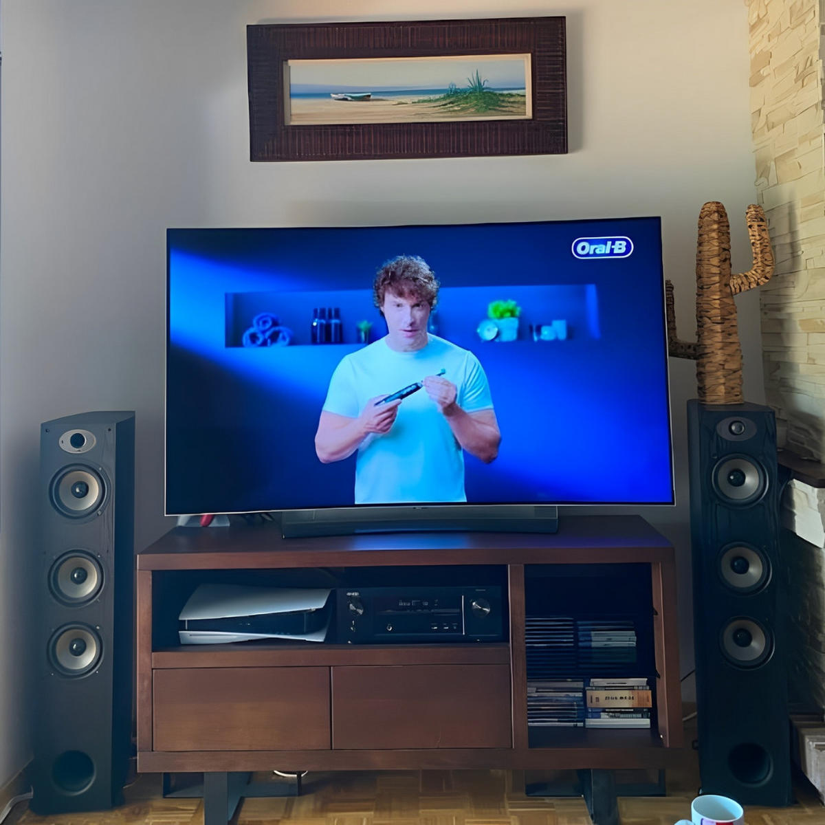 TV-SCHRANK aus Massivholz auf metallenen Beinen MOCCA - Eichefarben, Holz (140/70/40cm) - Rawood Furniture