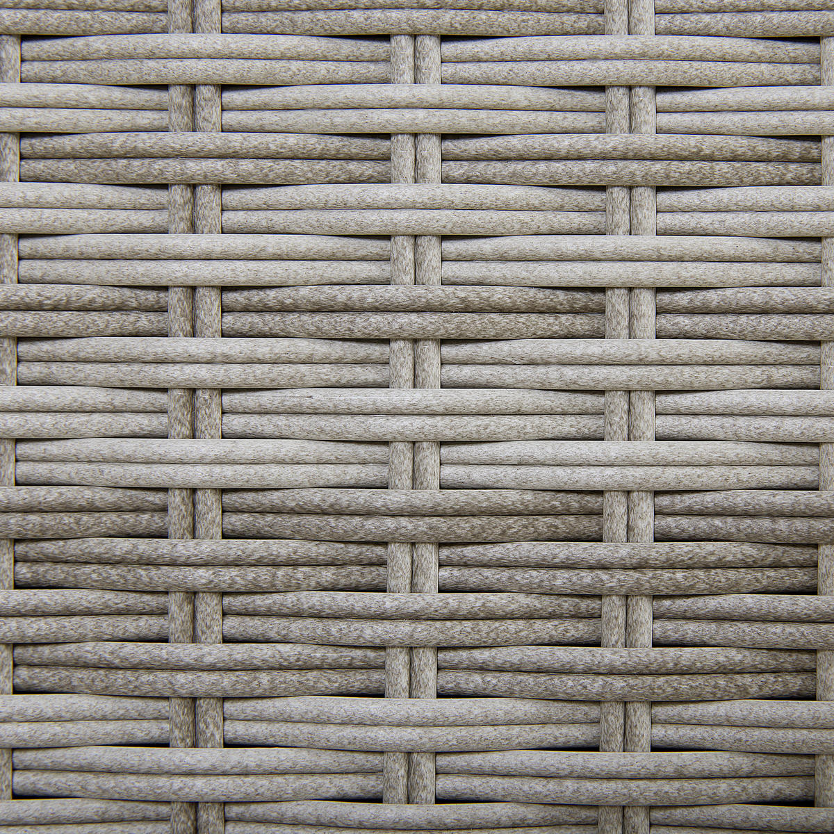 AUFLAGENBOX Rattan grau 158/63 cm Modena - Grau, Kunststoff (158/66/63cm) - Beliani