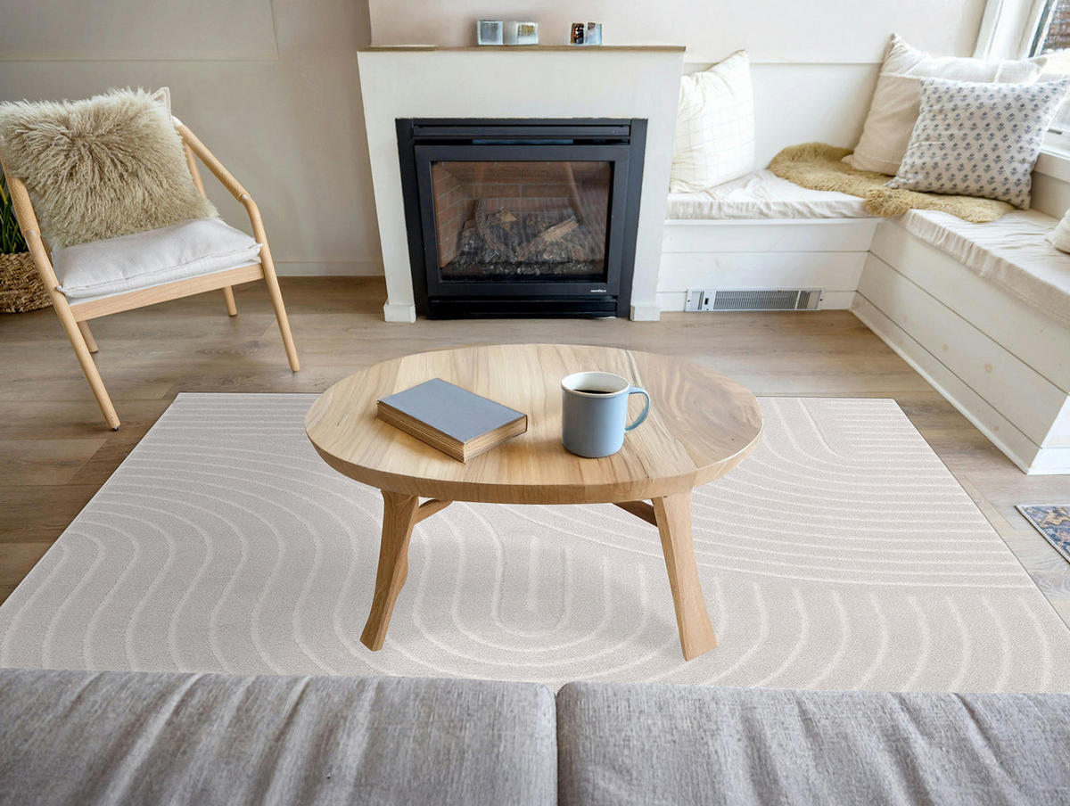 TEPPICH superweich sehr grafisch grau - Grau, Textil (160/230cm) - AFK Living