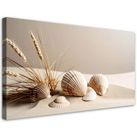 LEINWANDBILD Natur und Botanik 80x40cm - Beige, Textil (80/40cm) - Feeby