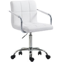 BÜROSTUHL Luca, Kunstleder Weiß - Weiß, Textil/Metall (52/88/44cm) - TPFLiving