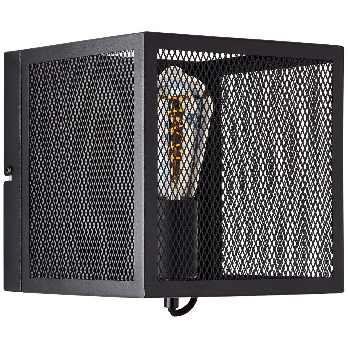 WANDLEUCHTE Maze 99731/86 - Schwarz, Metall (20/20/20cm) - Brilliant