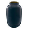 VASE Metal oval mid blau 30 cm - Blau, Metall (30cm) - Pip Studio