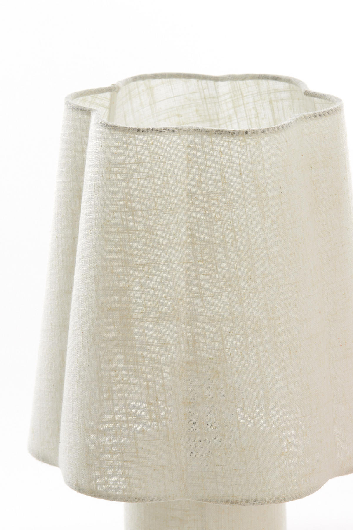 TISCHLAMPE Musaby Braun Ø25/50 cm - Braun, Textil (25/25/48.5cm) - Light & Living