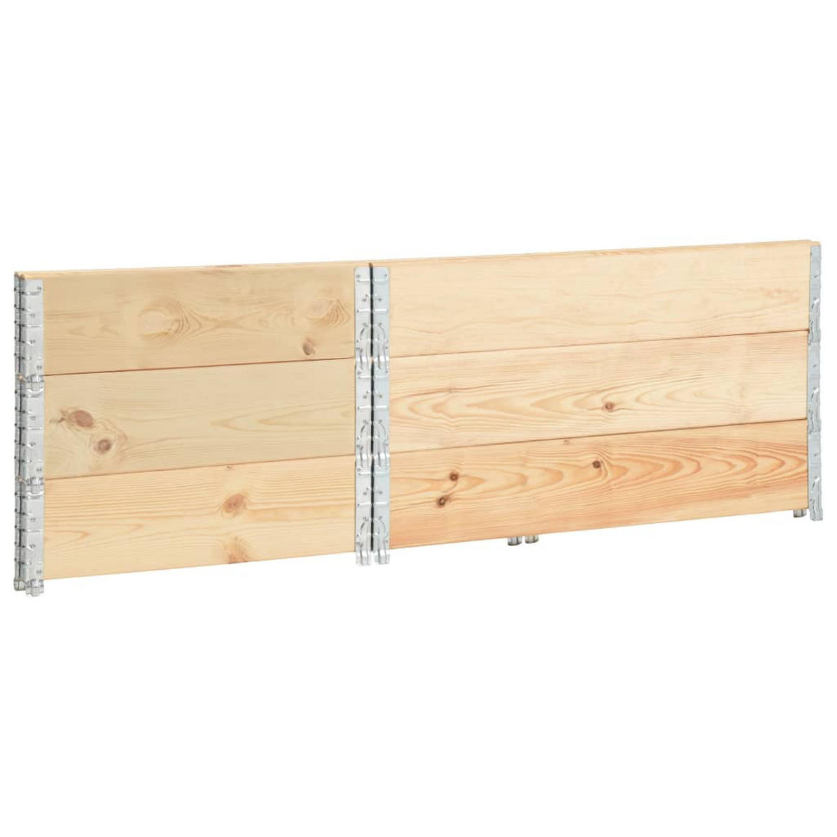 HOCHBEETE 3 Stk. 80x120 cm Kiefer Massivholz - Braun, Holz (80/19/120cm) - furnicato