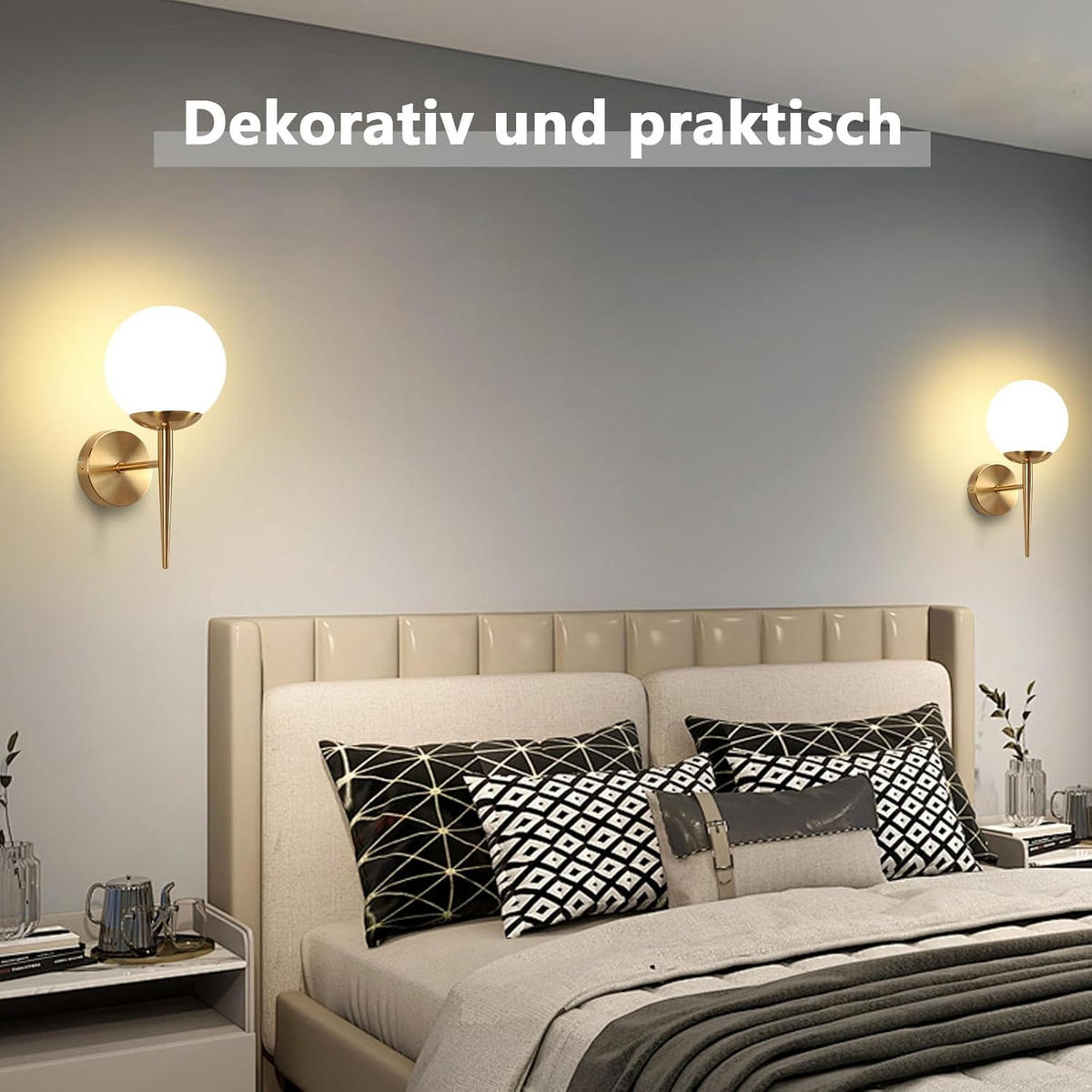 WANDLEUCHTE Jyxoh 20.0/15.0/32.0 cm - Goldfarben, Metall (20/15/32cm) - ZMH