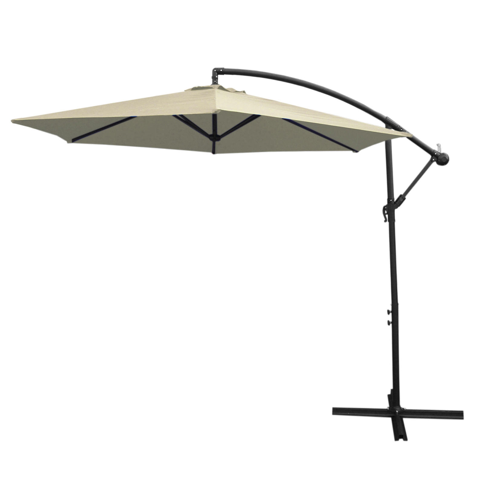 SONNENSCHIRM 3M - Creme - Creme, Textil/Metall (300/300cm) - Monstershop