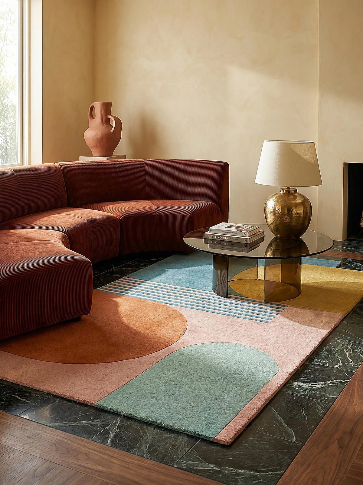 TEPPICH aus Wolle HALLEIN in Bright-Bunt, geometrisch-abstrakt, 200 x 290 cm - Multicolor, Textil (290/200cm) - KADIMA DESIGN