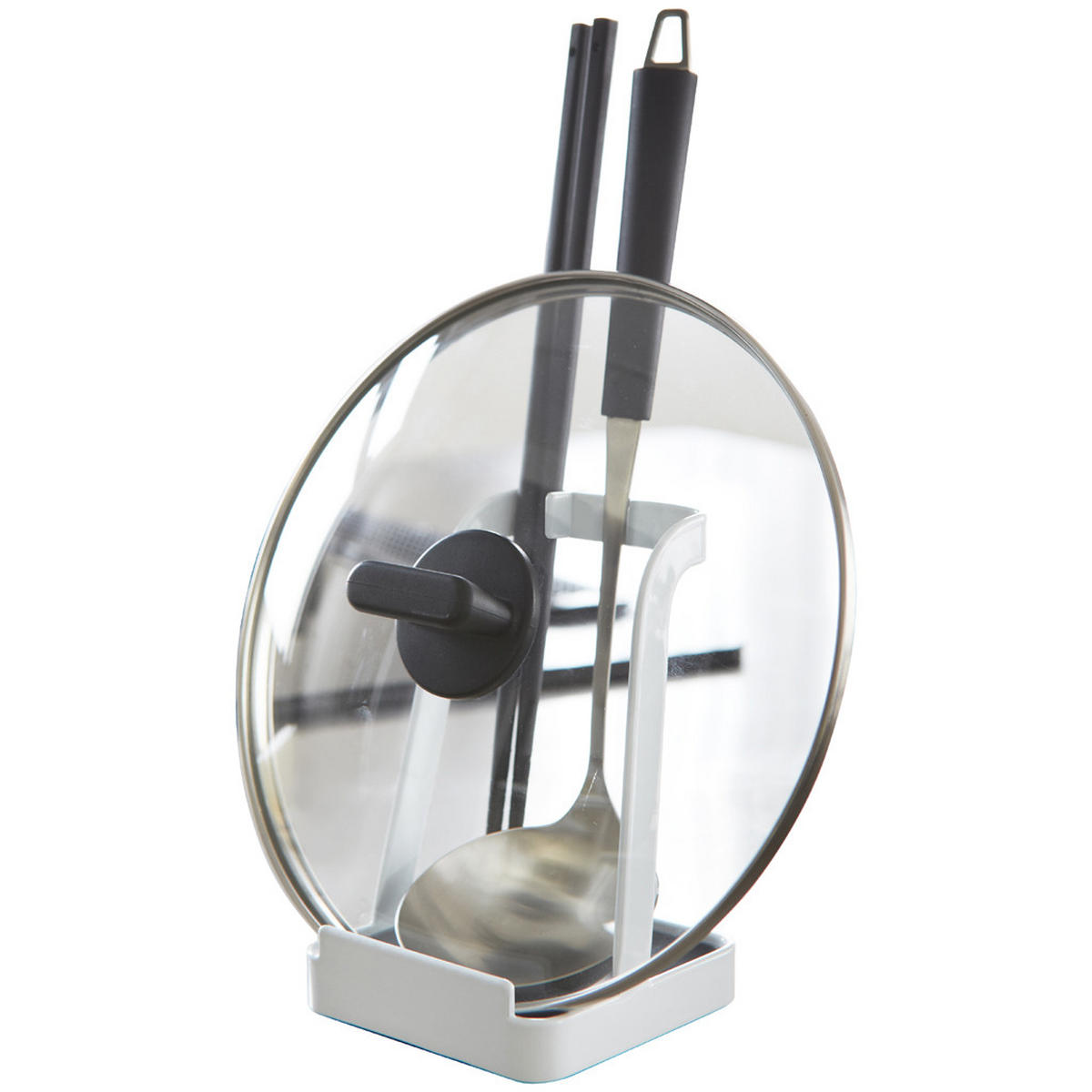 LÖFFEL-UND DECKELSTÄNDER YAMAZAKI weiß 15x10x10 cm - Weiß, Metall (10/15/10cm) - Yamazaki