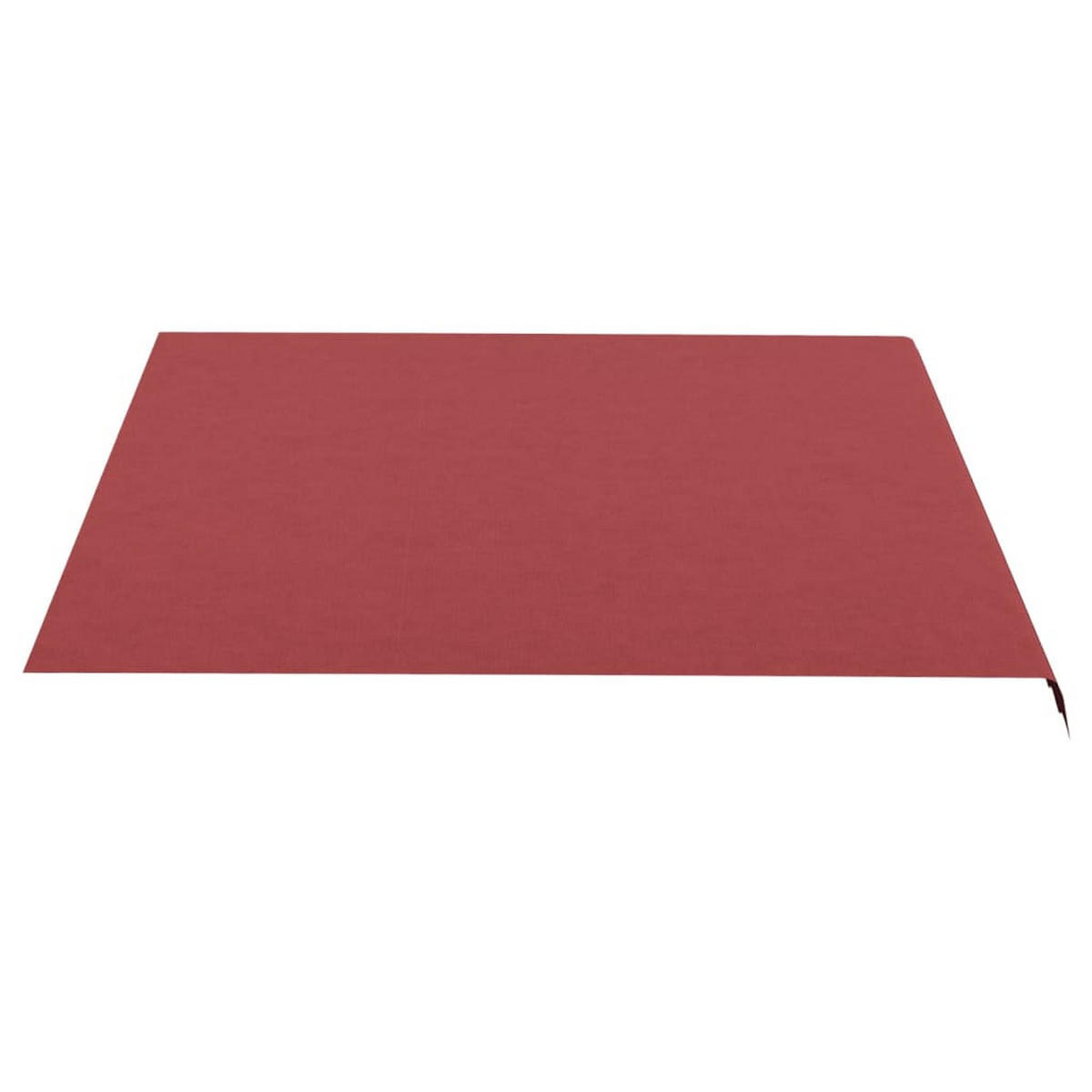 MARKISENSTOFF mit Volant| Rot, für 400x350cm Rahmen | Markisenbespannung Markisentuch - Rot, Textil (380/0.3/345cm) - DELUKE