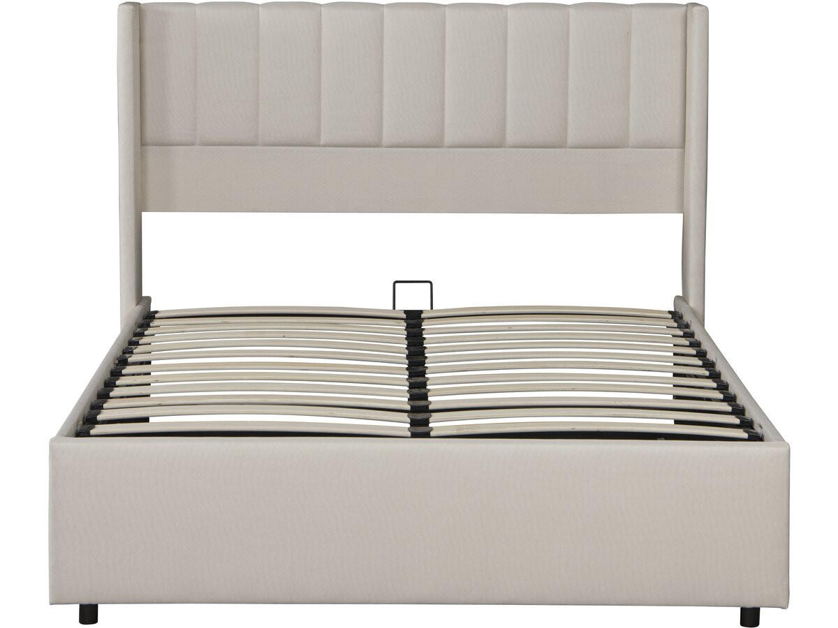 POLSTERBETT Saint-Moritz Beige - Beige, Textil (160/200cm) - Habitat Garten