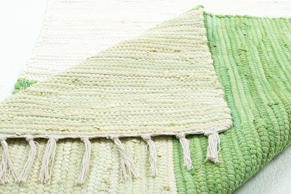 FLECKERLTEPPICH Happy Design 70x250 cm - Grün, Textil (70/250cm) - THEKO