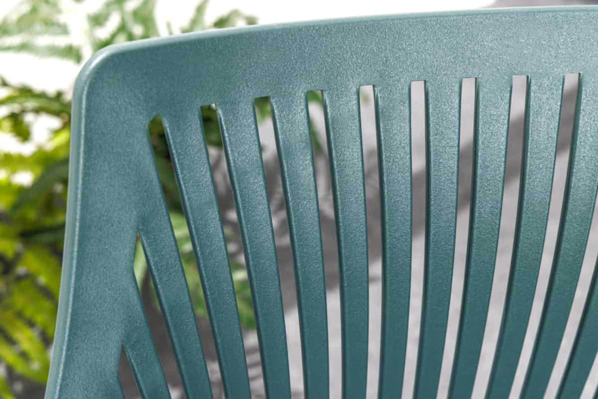 GARTENSTUHL SIGNUM Kunststoff Anthrazit 85 cm - Schwarz/Grün, Kunststoff/Metall (55/83/54cm) - riess-ambiente