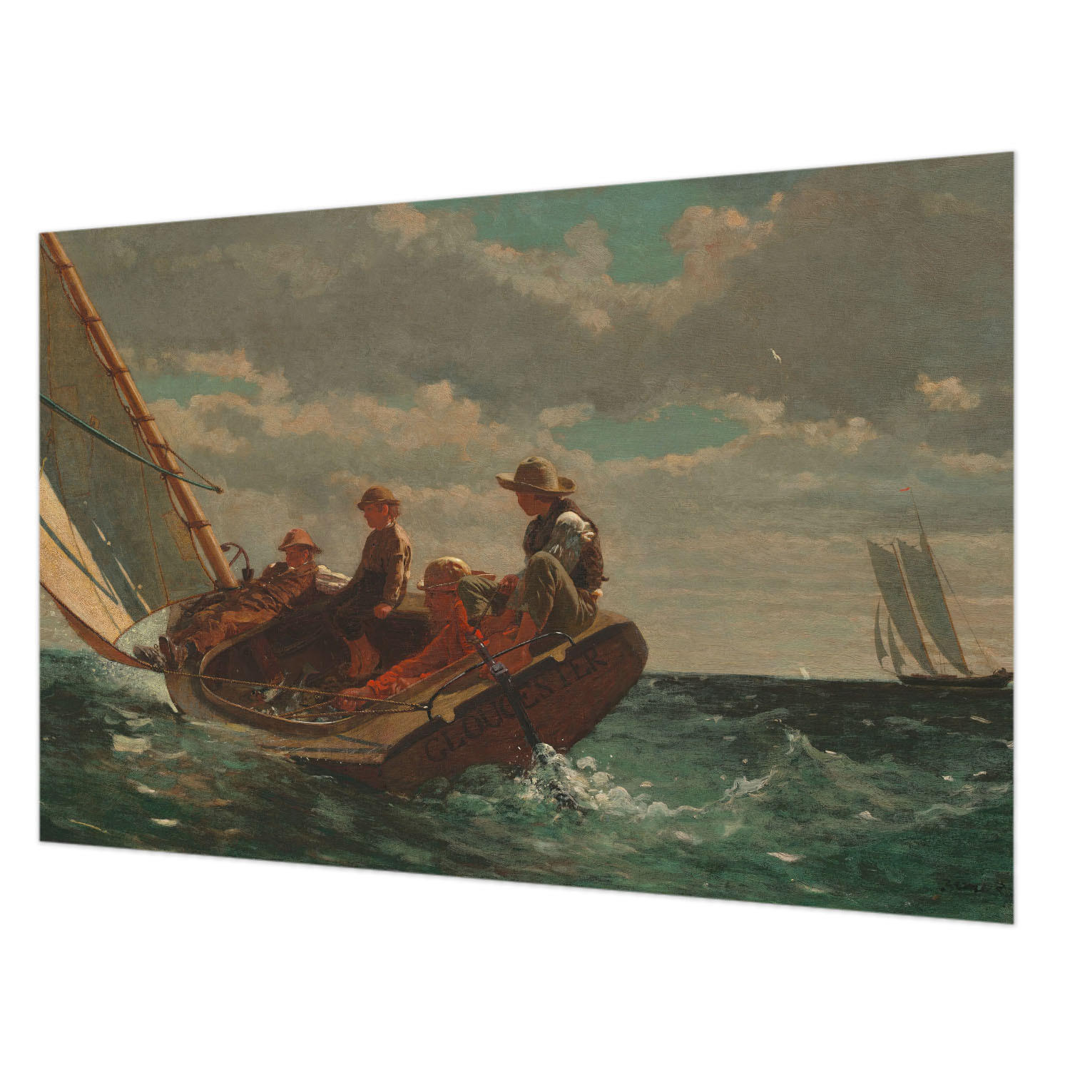 FOTOTAPETE 104x70 cm - Seeexpedition - Blau, Textil (104/70cm) - Wallfluent